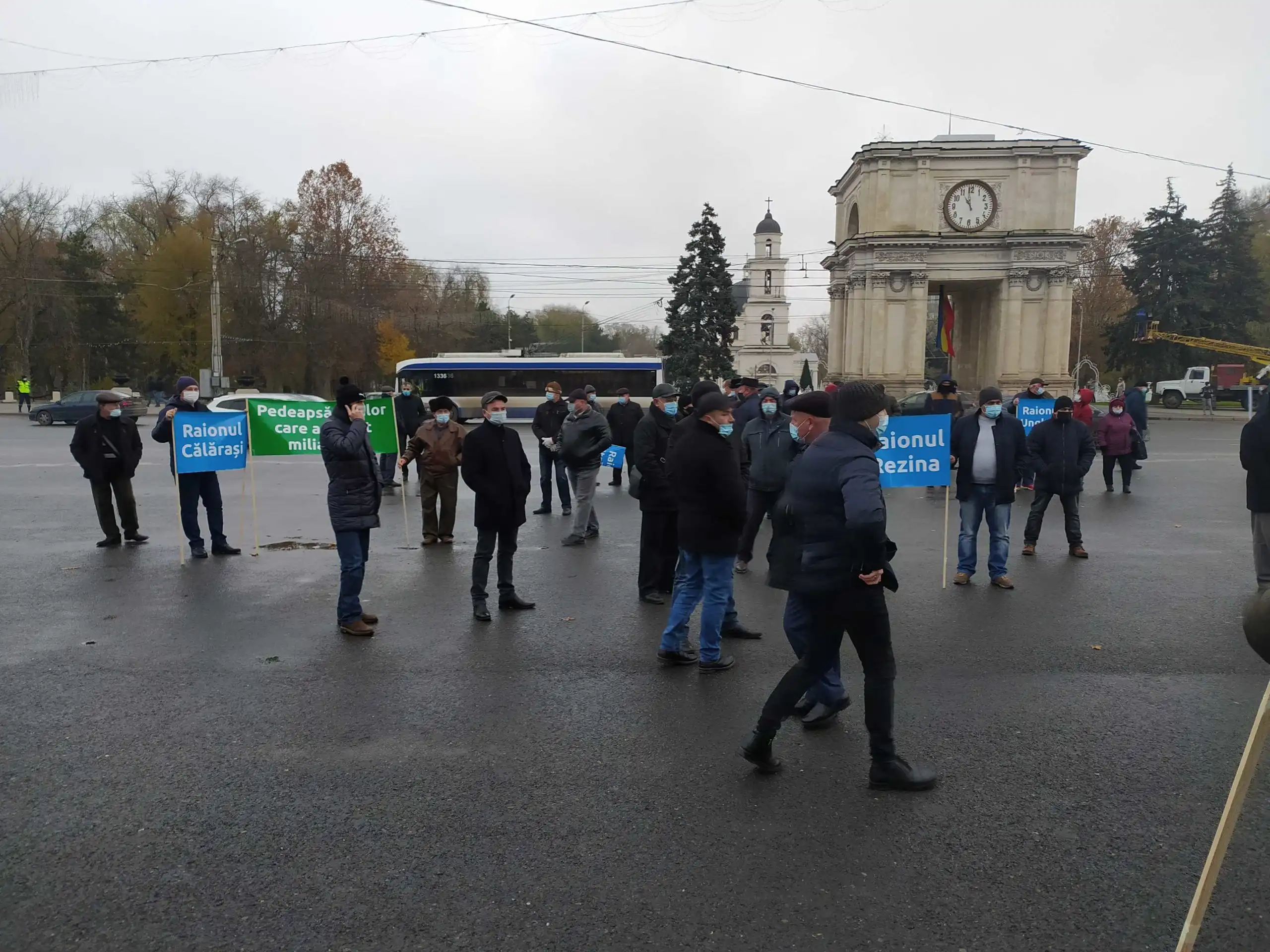 ВИДЕО| В Кишинёве протестуют фермеры