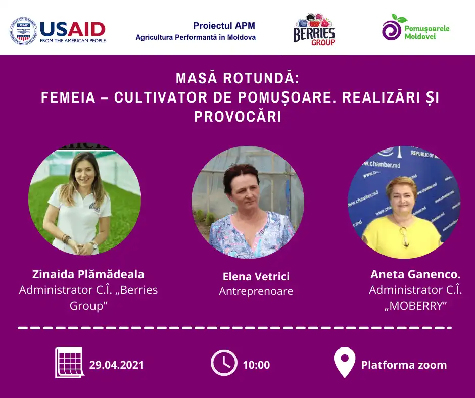 Producătorii de pomușoare sunt invitați la o masă rotundă