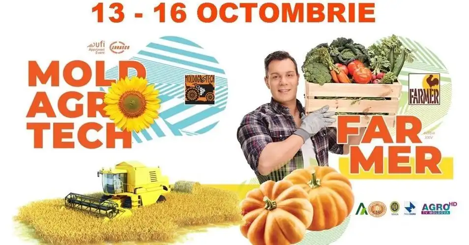 Агропромышленная неделя на MOLDEXPO 2022 – Выставки MOLDAGROTECH (autumn) и  FARMER  возвращаются