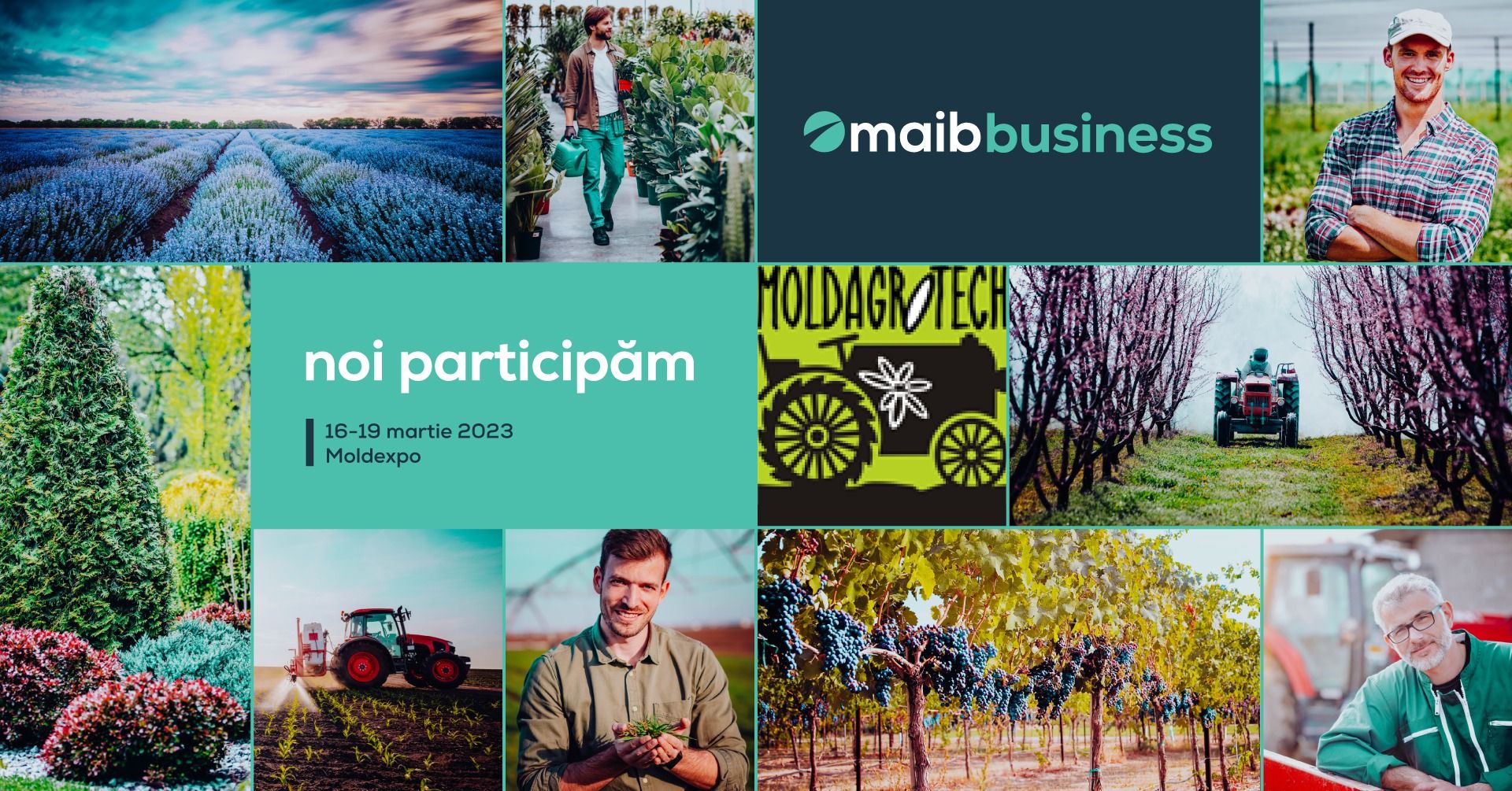 Maib invită agricultorii la expoziția MOLDAGROTECH (spring) 2023
