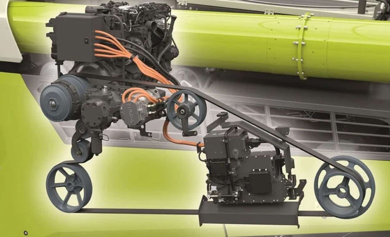 CLAAS разработал гибридную силовую установку для комбайнов Lexion