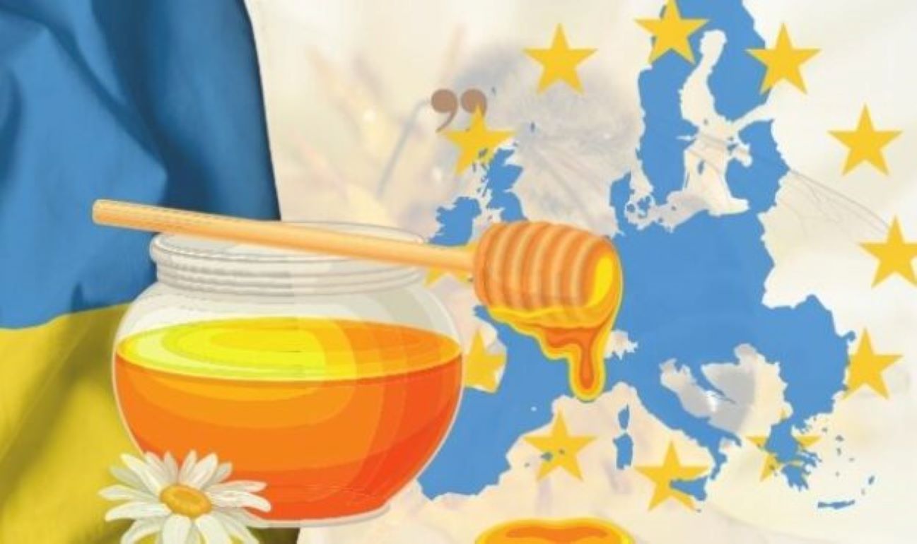 Доля Украинского экспорта на фоне основных поставщиков меда в ЕС