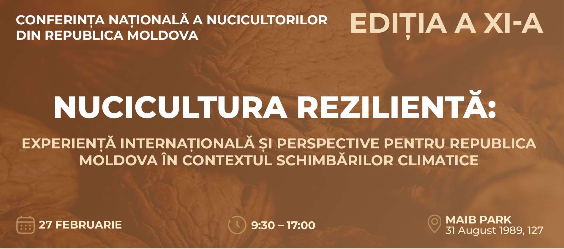 Conferința „Nucicultura Rezilientă” aduce experți internaționali la Chișinău