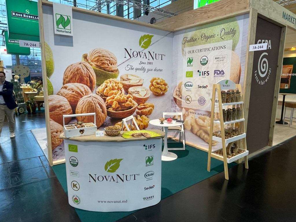 Nova Nut SRL impresionează la BIOFACH 2025 cu miez de nucă premium