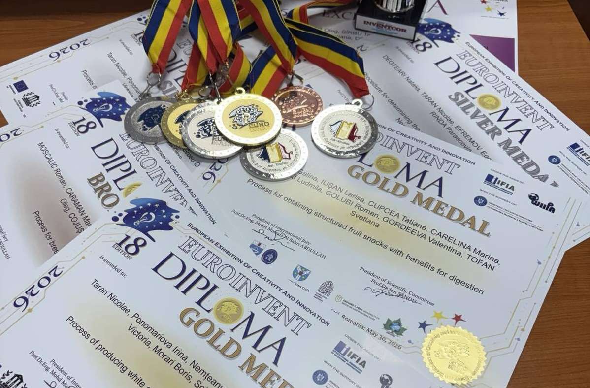 Republica Moldova, premiată cu 8 medalii la EUROINVENT 2026