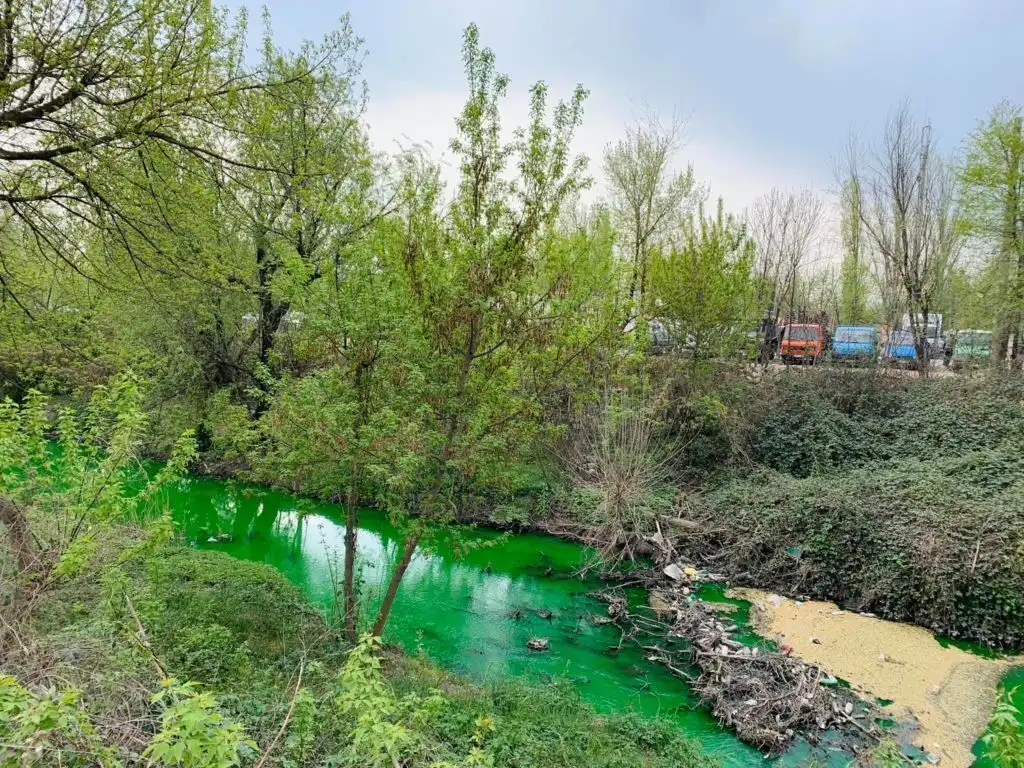 Почему вода в реке Бык изменила цвет